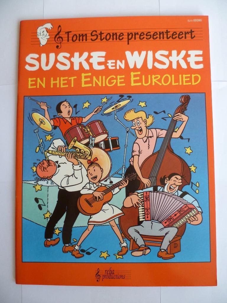 SUSKE EN WISKE"EN HET ENIGE EUROLIED"UIT 1997, Verzenden, Willy Vandersteen, Eén stripboek, Zo goed als nieuw