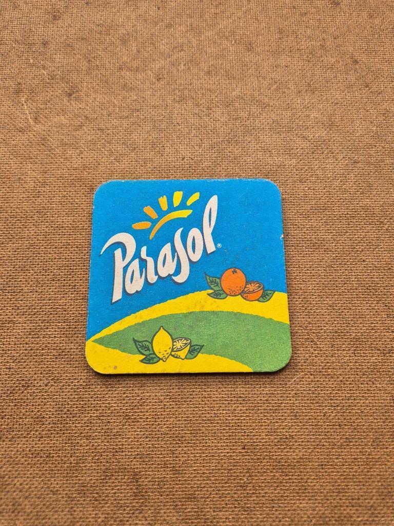 Sous bock Parasol (modèle 4), Collections, Marques de bière, Enlèvement ou Envoi, Utilisé, Sous-bock, Autres marques