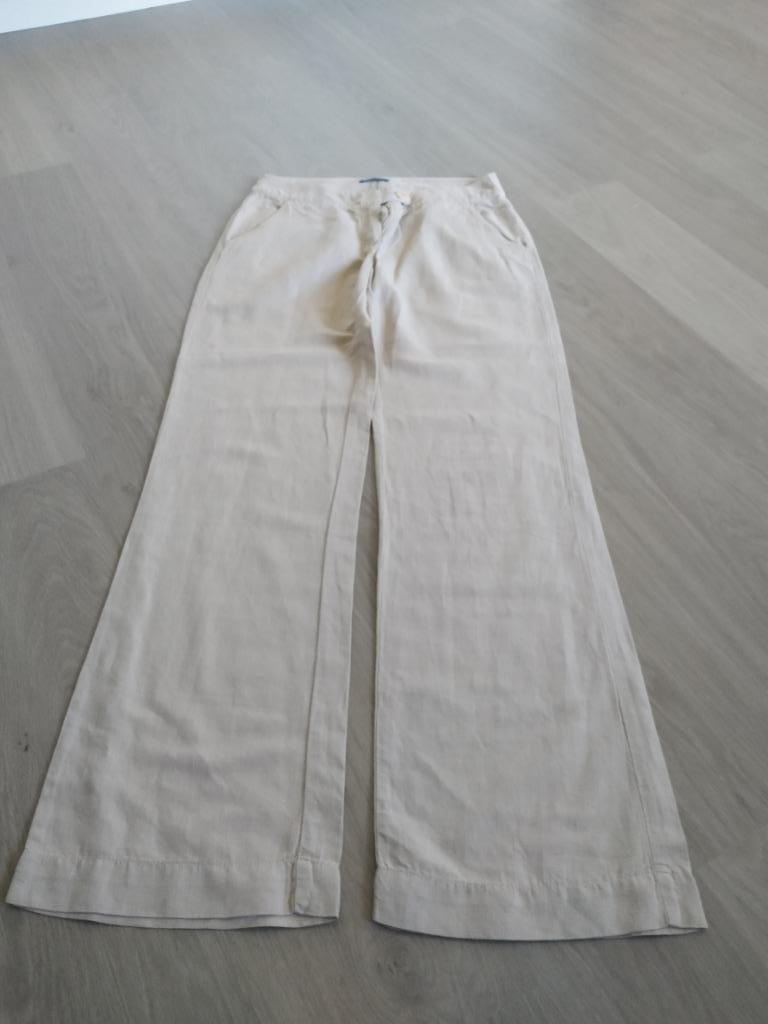 Beige linnen broek Terre bleue, Kleding | Dames, Maat 38/40 (M), Terre bleue, Beige, Ophalen of Verzenden