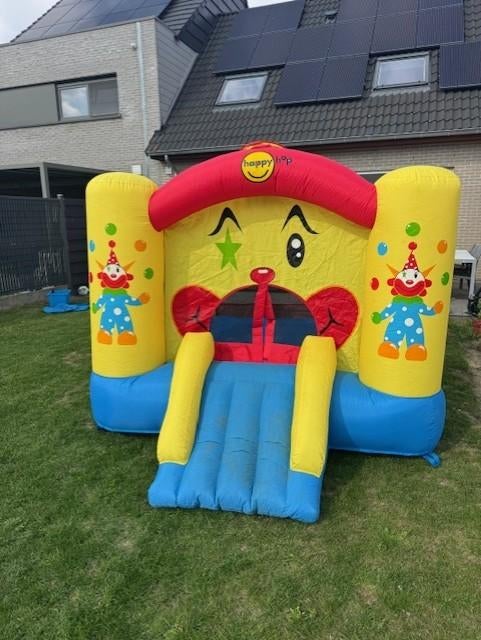 Happy Hop Springkasteel Clown, Ophalen, Gebruikt