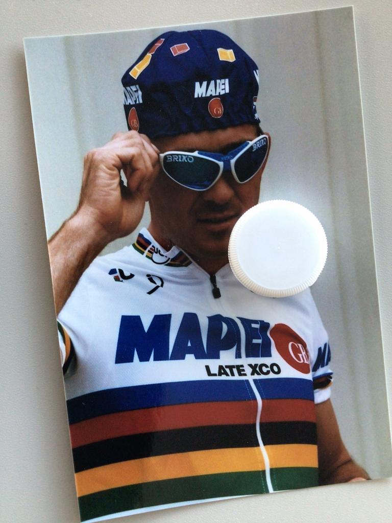 Wielerfoto 1997 team mapei johan museeuw, Envoi