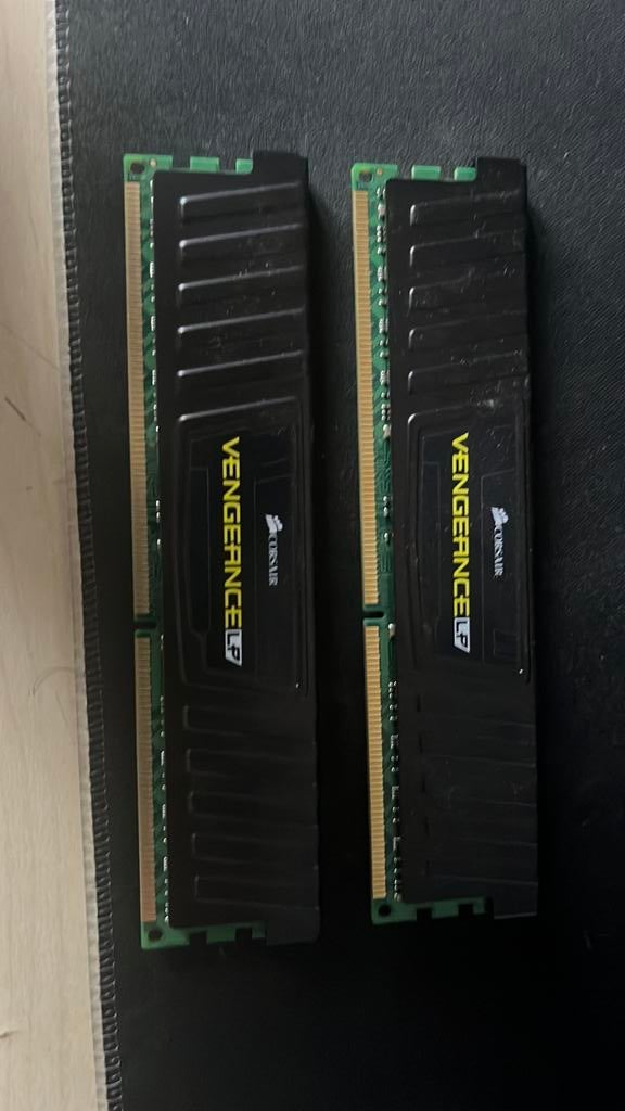 Corsair vengeance lp 2x 4gb ram, Enlèvement ou Envoi, Comme neuf, DDR3