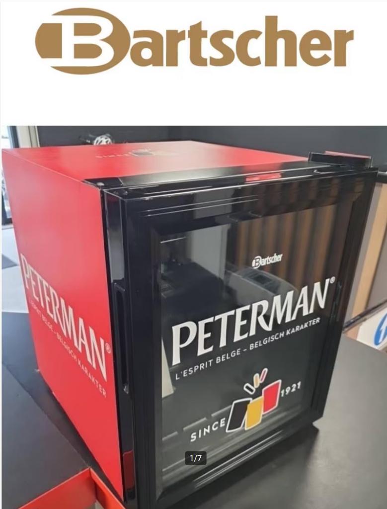 Congélateur "Bartscher" floqué 'Peterman', Elektronische apparatuur, Ophalen, Zonder vriesvak, Nieuw, Minder dan 75 liter