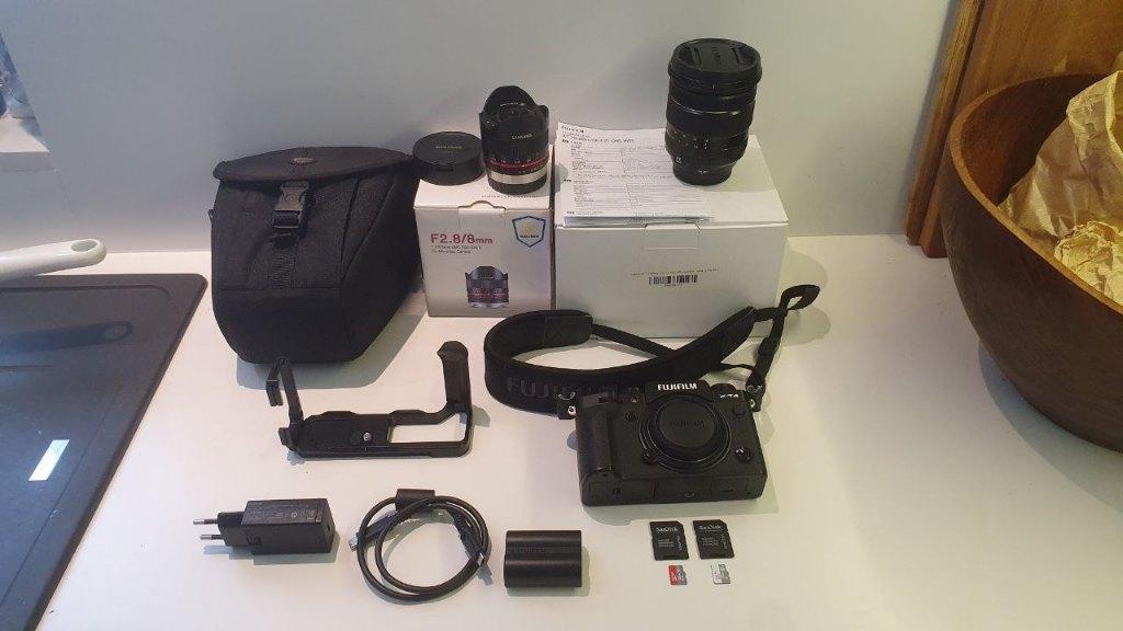 Fujifilm XT-4 + toebehoren, Audio, Tv en Foto, Fotocamera's Digitaal, Zo goed als nieuw, Compact, Fuji, Ophalen