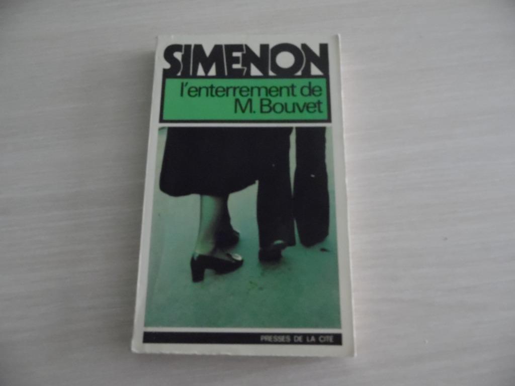 L'ENTERREMENT DE MONSIEUR  BOUVET      SIMENON, Livres, Enlèvement ou Envoi, Comme neuf, Georges Simenon