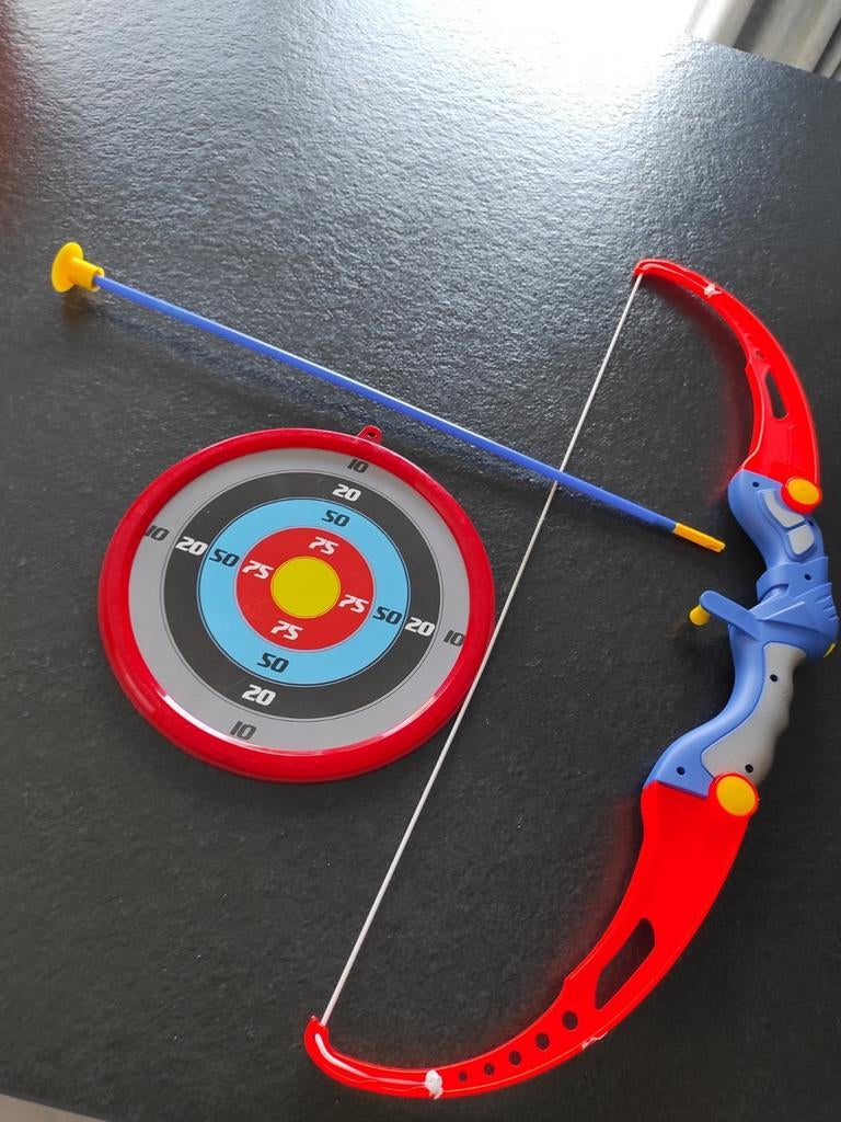 Pijl en boog met schietroos, Kinderen en Baby's, Ophalen, Zo goed als nieuw