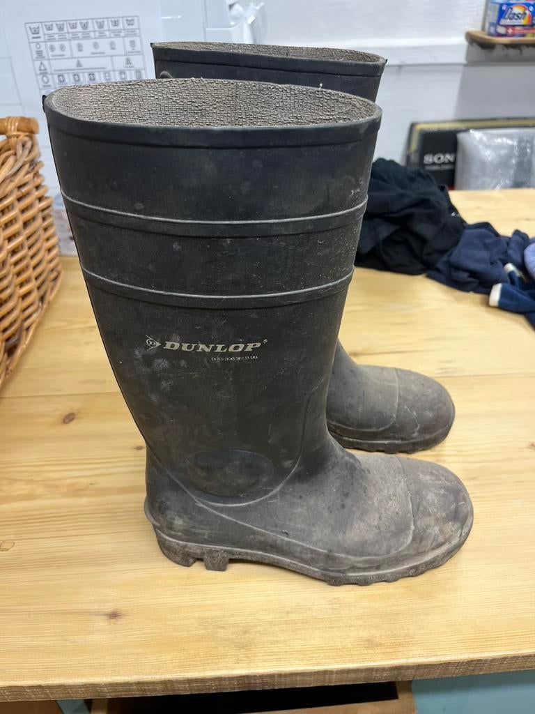 Dunlop laarzen stalen tip maat 40, Tuin en Terras, Ophalen, Gebruikt