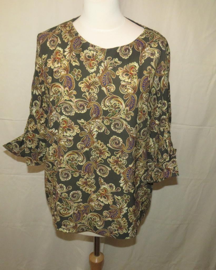 Xandres Tuniek blouse paisley bloemenmotief Maat 46, Kleding | Dames, Ophalen of Verzenden, Maat 46/48 (XL) of groter