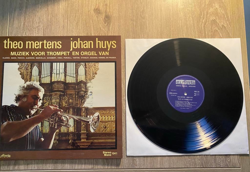 🔥 LP - Muziek voor trompet en orgel - Theo Mertens, Cd's en Dvd's, Ophalen of Verzenden, Zo goed als nieuw