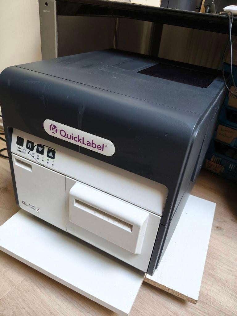 Imprimante d’étiquettes couleur pro QuickLabel QL-120X, Computers en Software, Printers, Gebruikt, Printer, Inkjetprinter, Kleur printen