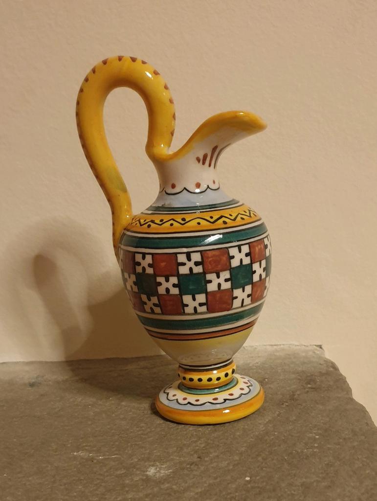 S. Volpi Deruto keramiek vaasje '50s, Ophalen of Verzenden