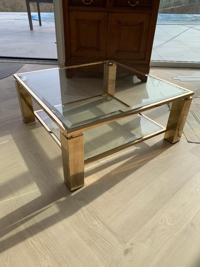 Table de salon, Moins de 50 cm, Verre, 50 à 100 cm, Carré
