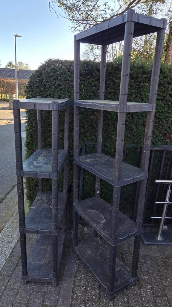 Plastiek rekken, Ophalen, Gebruikt