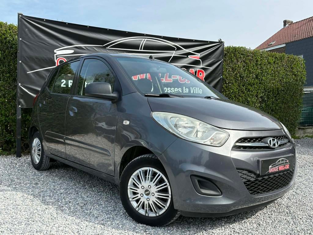 Hyundai i10 1.0i Euro5 Clim/Aux/Usb... Garantie 1an!, Auto's, Hyundai, Voorwielaandrijving, Euro 5, Stof, Zwart