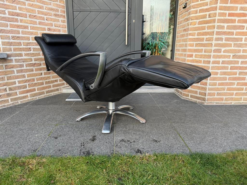 Jori Brainbuilder relax MAXI (Large) mono-move, cuir noir, Enlèvement ou Envoi, Durlet leolux rolf benz natuzzi minotti himolla hukla stressless