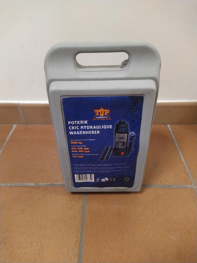 Cric hydraulique Topkraft 5000 kg, Enlèvement, Comme neuf