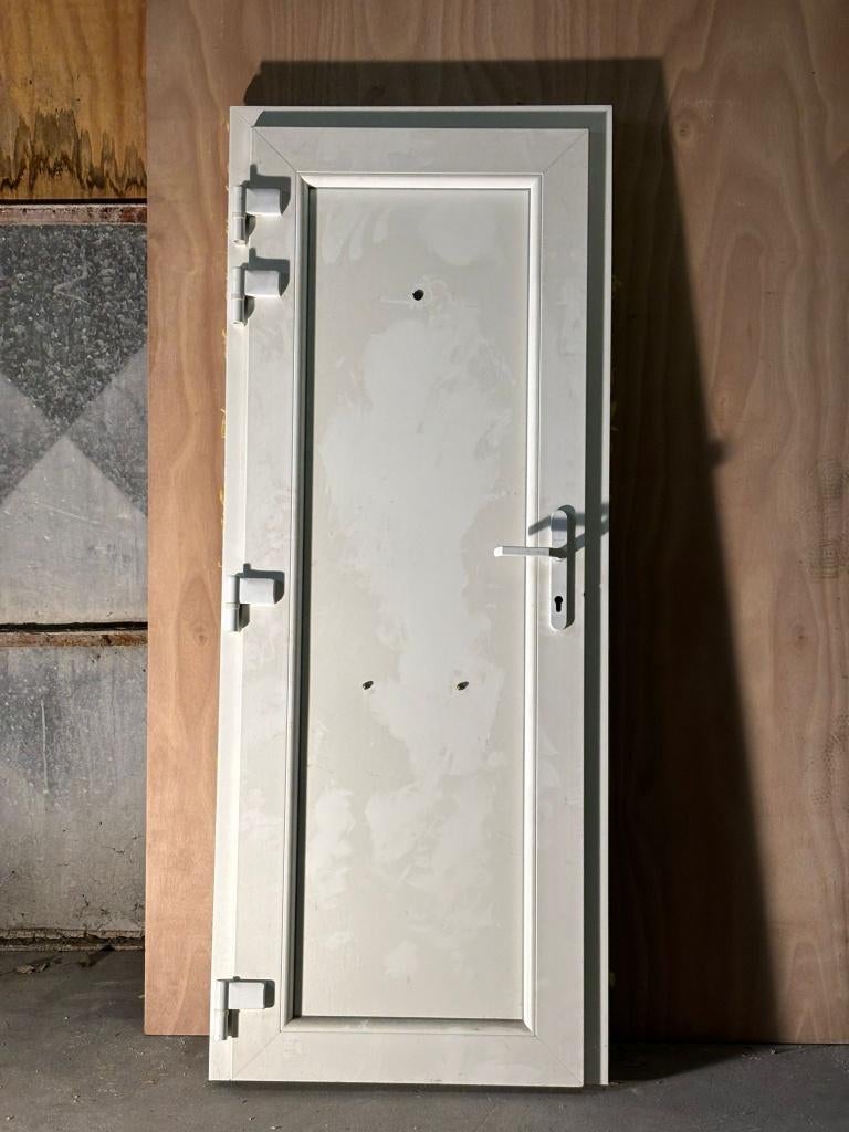 Pvc deur, Bricolage & Construction, Fenêtres & Moustiquaires, Porte extérieure, Synthétique, Enlèvement, 200 à 215 cm