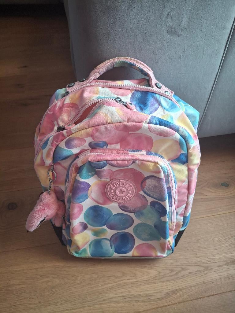 Ruime kipling rugzak / boekentas mooie staat, Handtassen en Accessoires, Tassen | Schooltassen, Ophalen of Verzenden