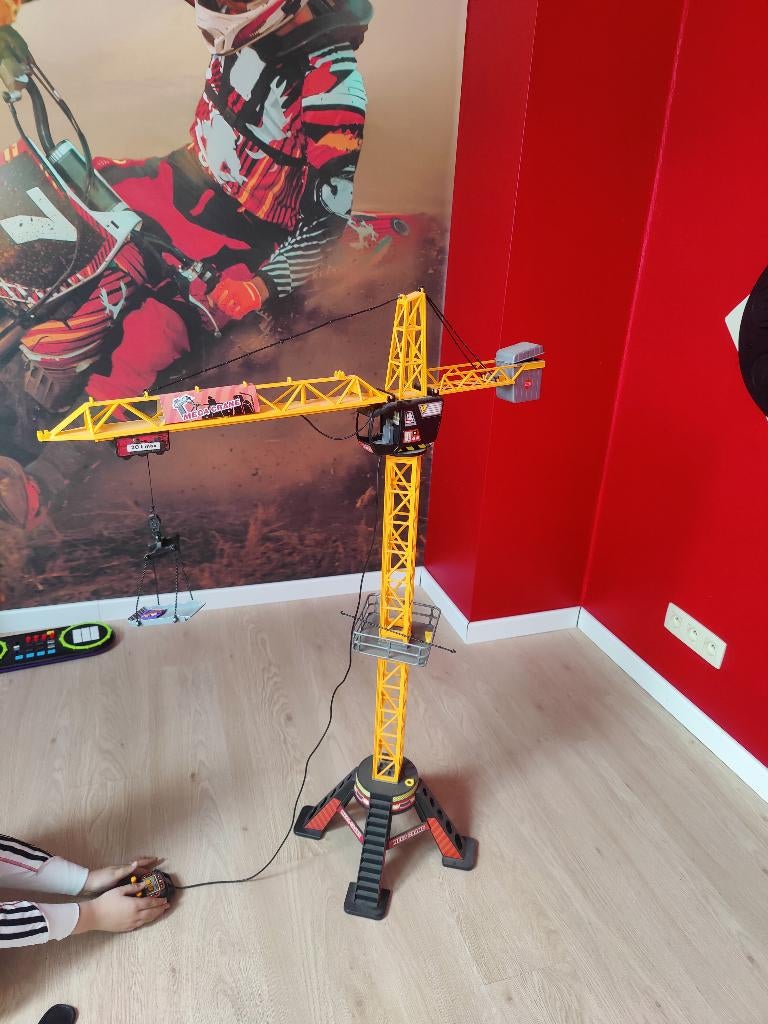 Dickie Toys hijskraan, Kinderen en Baby's, Ophalen, Zo goed als nieuw