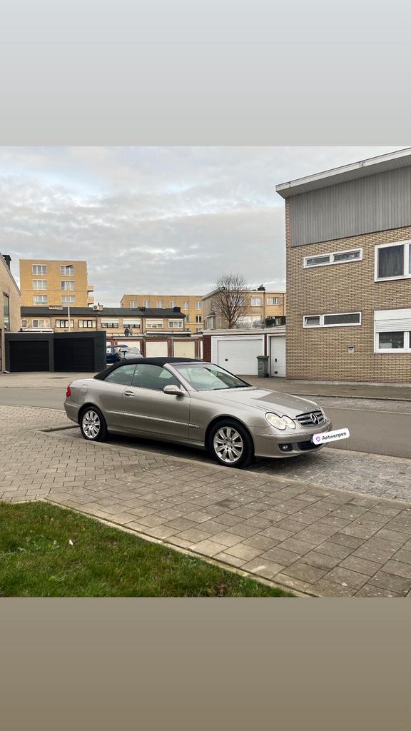 Mercedes cabrio Clk 200 Compresor, Autos, Cuir, Argent ou Gris, Achat, Cabriolet