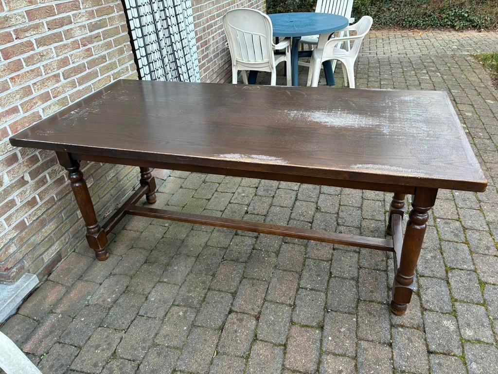 Keukentafel, Huis en Inrichting, Ophalen, Gebruikt, 50 tot 100 cm, 150 tot 200 cm