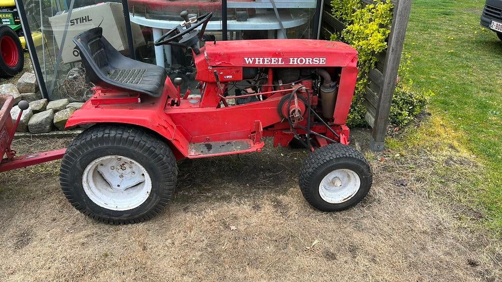 Wheel horse, Ophalen, Gebruikt