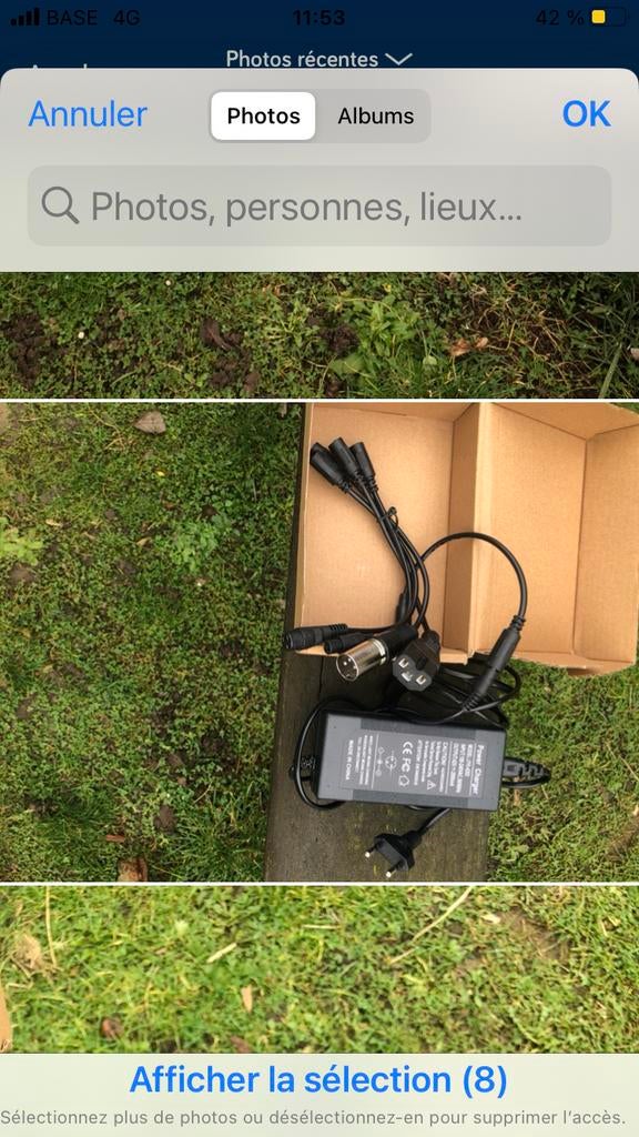 Chargeur trottinette, Vélos & Vélomoteurs, Enlèvement, Neuf