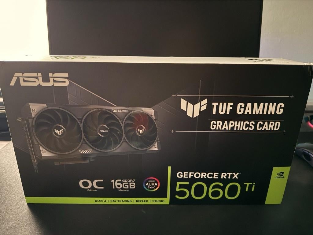 Triple ventilateur ASUS GeForce RTX 5060 Ti 16 Go, Informatique & Logiciels, Cartes vidéo, Enlèvement ou Envoi, Comme neuf