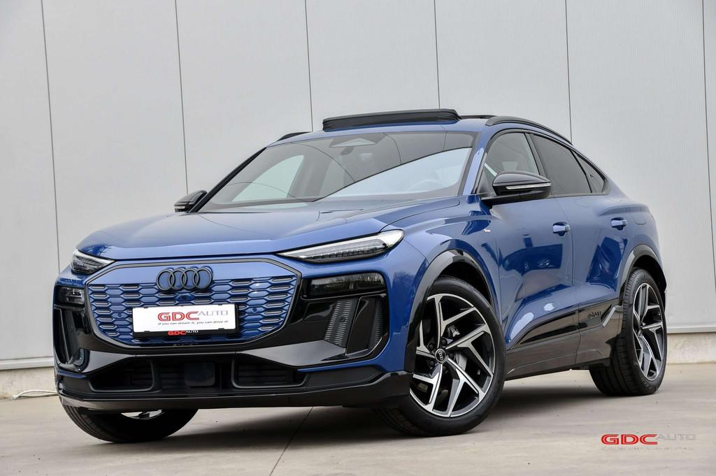 Audi Q6 e-tron Q6 e-Tron Sportback S line I Airsus I Trekhaa, 185 kW, Entreprise, Commande vocale, Noir
