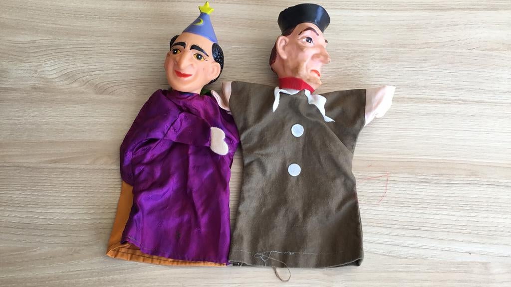 Poppenkastpoppen, Ophalen, Gebruikt