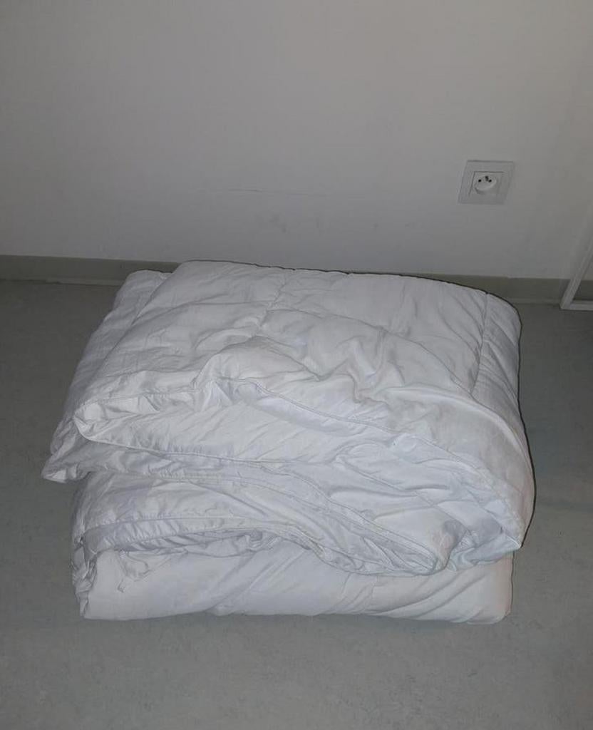 Couette 2 personne, Maison & Meubles, Neuf, Deux personnes, Blanc, Couverture ou Couette