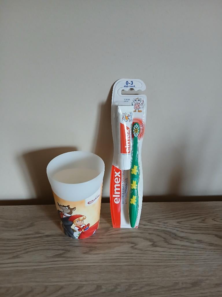 Tandenborstel peuter/kleuter + gratis bekertje, Kinderen en Baby's, Ophalen, Nieuw