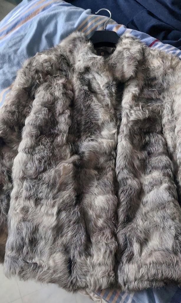 pelsmantel nerts maat 46, Ophalen