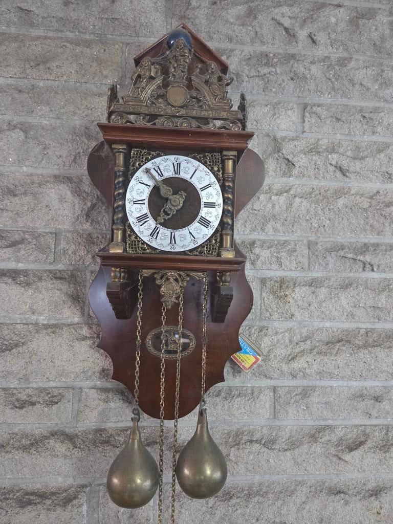 Mooie antieke Zaanse wandklok, Antiek en Kunst, Antiek | Klokken, Ophalen