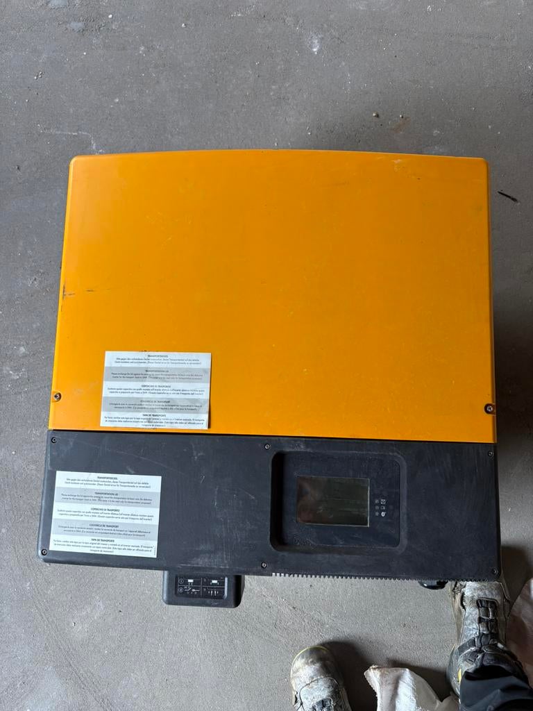 Sma tripower STP 10 000 TL-10, Ophalen, Gebruikt