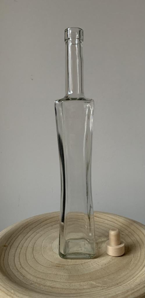 10 stuks nieuwe glazen flessen 500 ml + Dop, Verzamelen, Glas en Drinkglazen, Nieuw, Overige typen, Ophalen of Verzenden