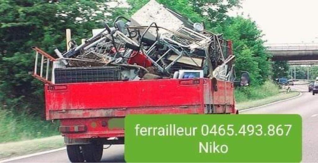 Ferrailleur 0465.493.867 Niko Gratuit tout BRUXELLES, Bricolage & Construction, Enlèvement, Utilisé, Fer