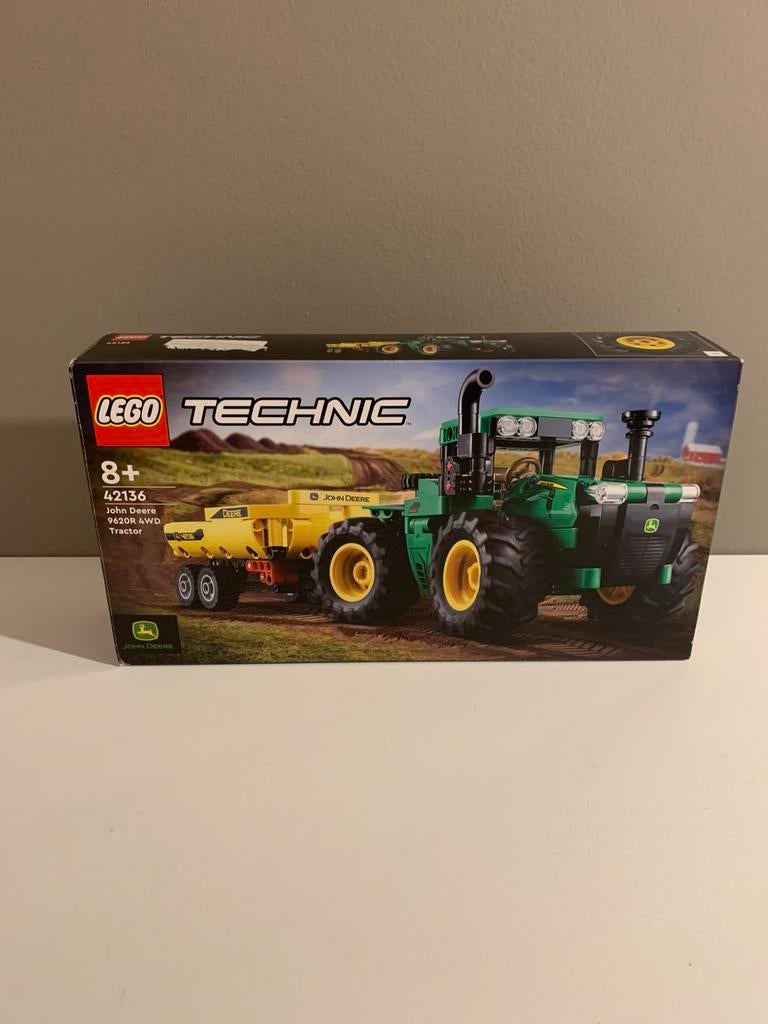LEGO 42136 Technic John Deere 9620R Tracteur - 100% VOMPLETE, Ophalen of Verzenden, Zo goed als nieuw, Complete set, Lego