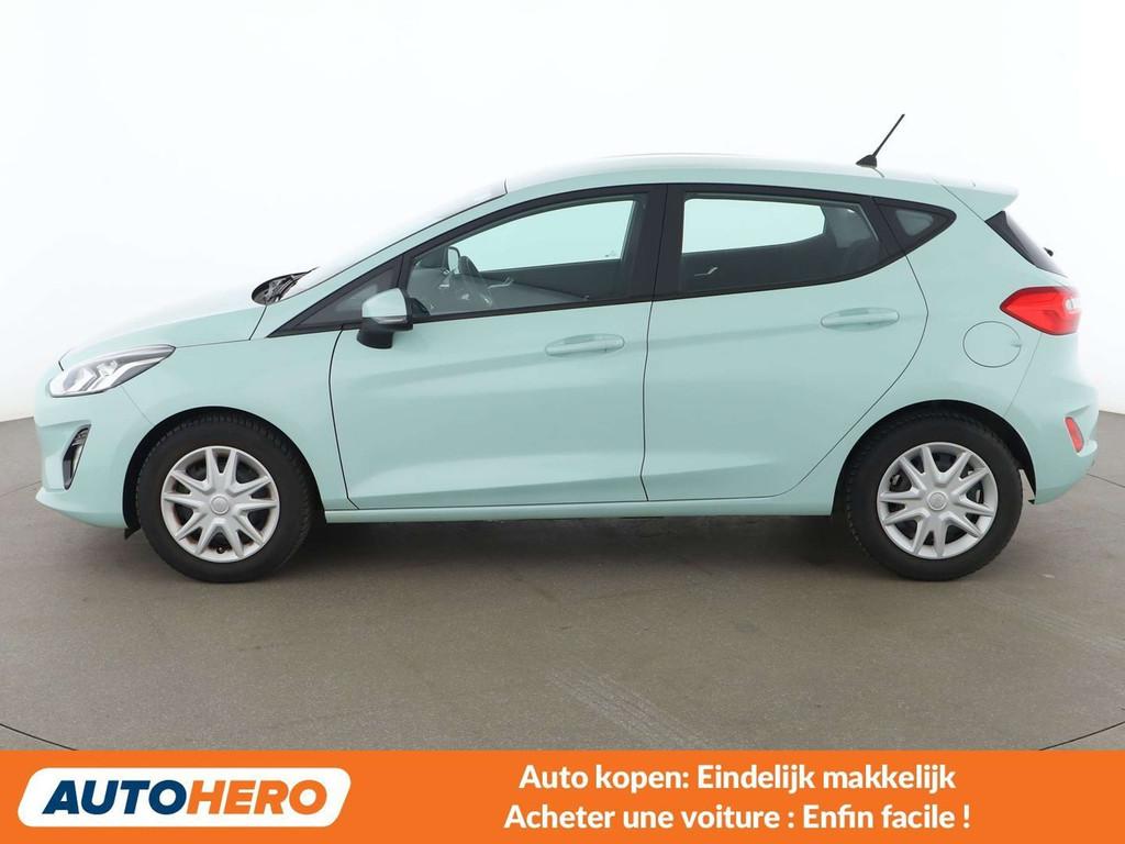 Ford Fiesta 1.5 TDCi Cool&Connect (bj 2017), Auto's, Voorwielaandrijving, Stof, Gebruikt, Blauw