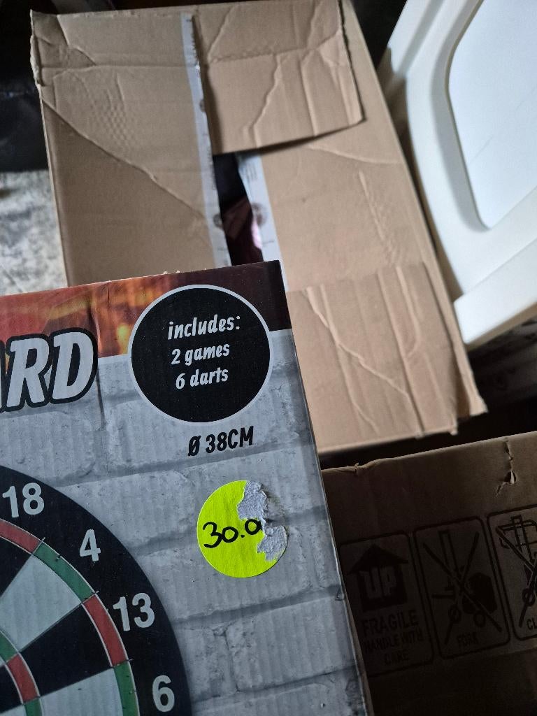 Dartsboard, Sport en Fitness, Darts, Ophalen, Nieuw, Dartbord met pijlen, Soft tip