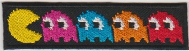 Pacman stoffen opstrijk patch embleem, Collections, Envoi, Neuf
