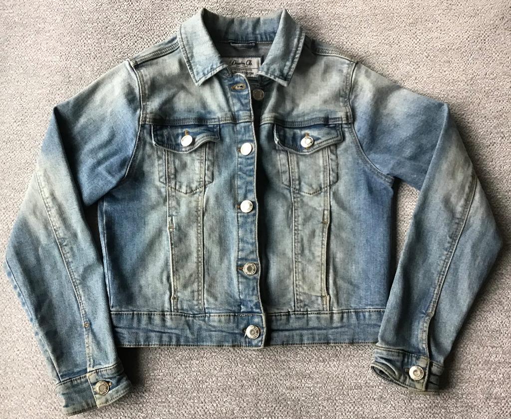 Jeansjas meisjes Denim Co. maat 140, Enfants & Bébés, Vêtements enfant | Taille 140, Enlèvement ou Envoi, Comme neuf, Denim Co.