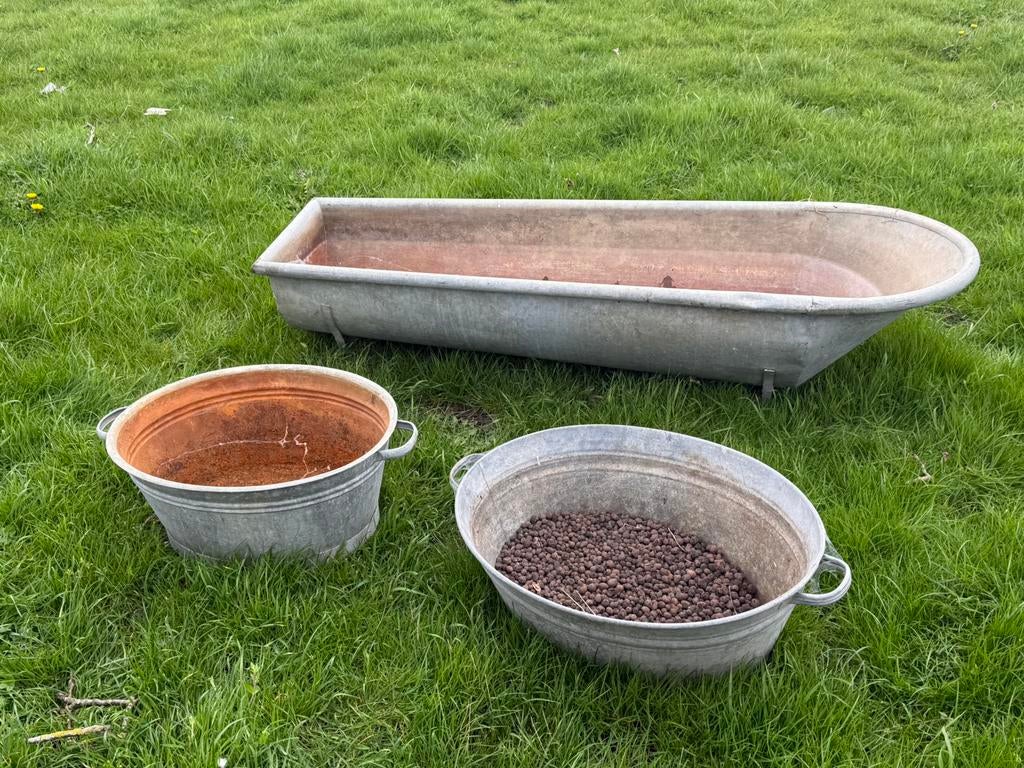 Zinken bad en 2 zinken teilen, Enlèvement, Utilisé