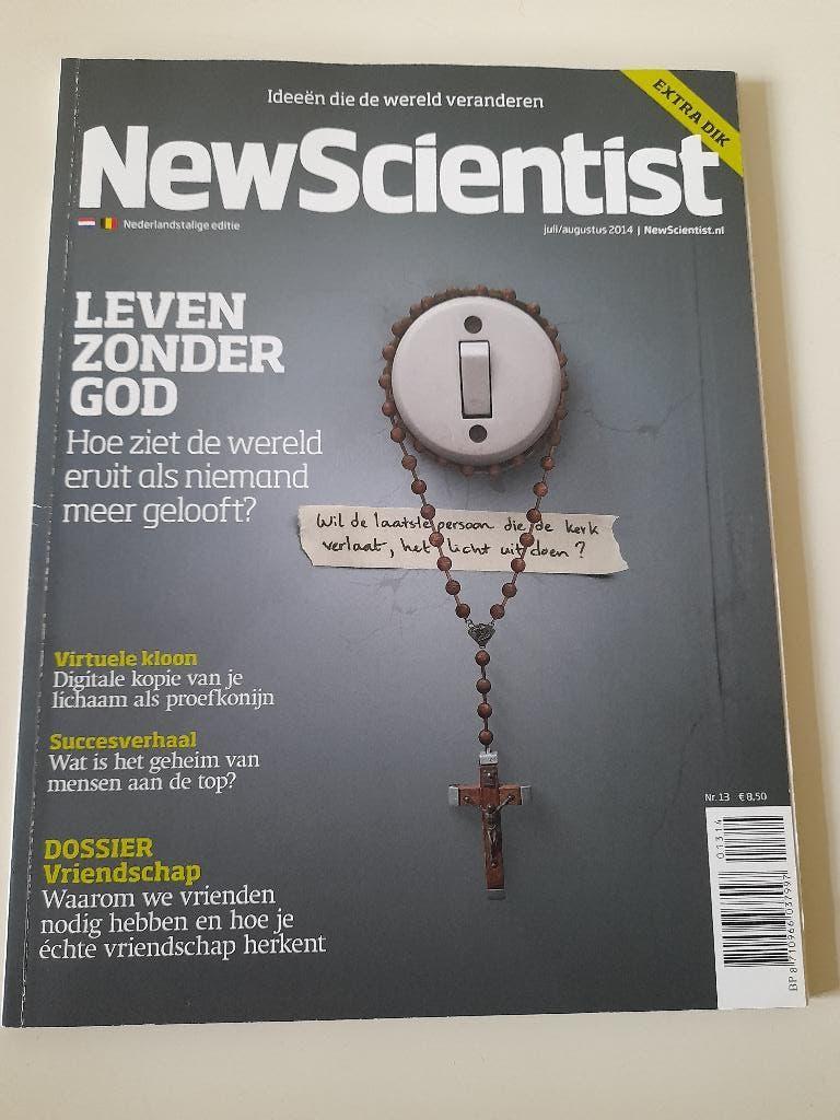Tijdschrift New Scientist - zomer 2014 - Leven Zonder God, Boeken, Tijdschriften en Kranten, Ophalen of Verzenden, Zo goed als nieuw