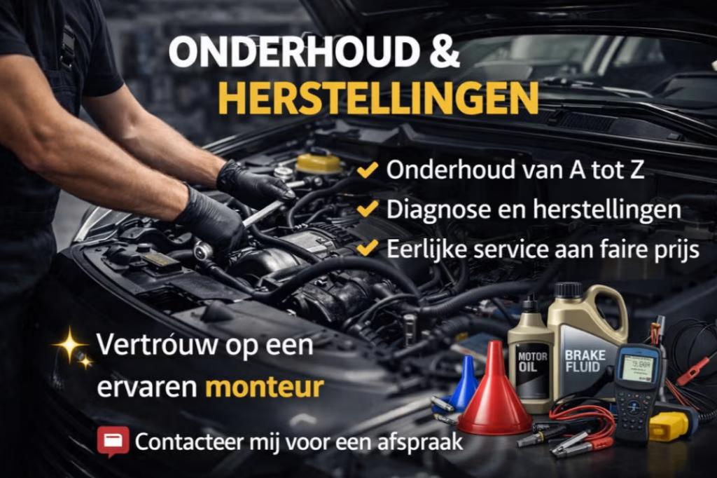 onderhoud en herstellingen voertuigen - scherp geprijsd, Ophalen, Nieuw, Overige automerken
