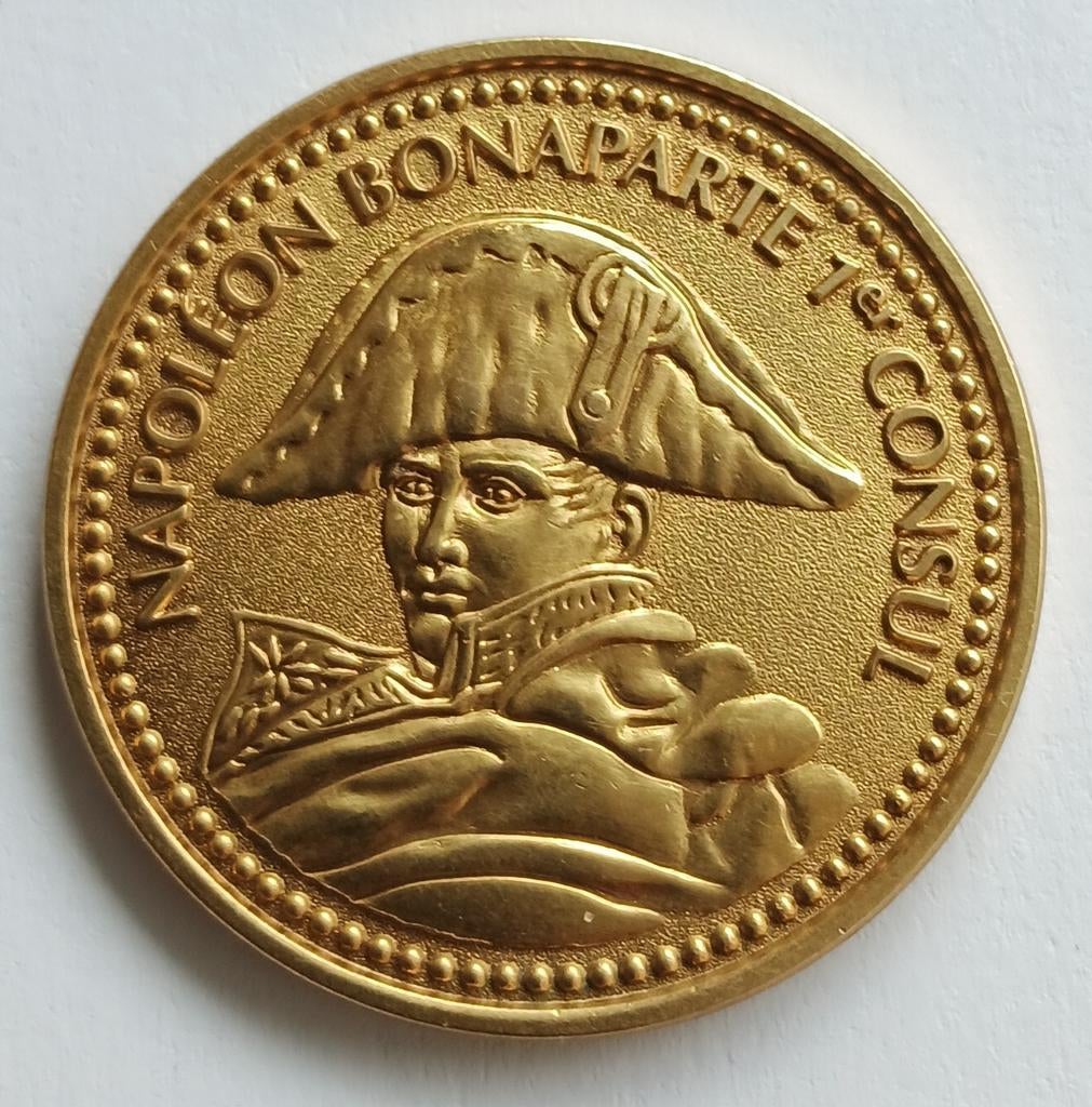 Medaillon. Branze Napoléon.Bonaporte., Ophalen