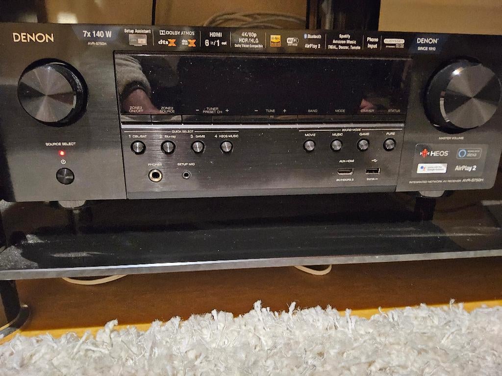 Amplificateur Home Cinema 4K HDR DENON AVR S750H, Enlèvement, Comme neuf, 120 watts ou plus, Denon