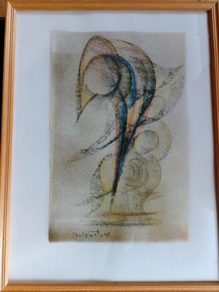 Charles Delporte  1928 - 2012  Abstracte Compositie, Verzenden