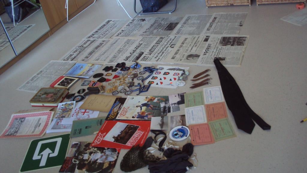 lot pour brocante insignes, badges, repro WW2 etc., Divers, Enlèvement ou Envoi