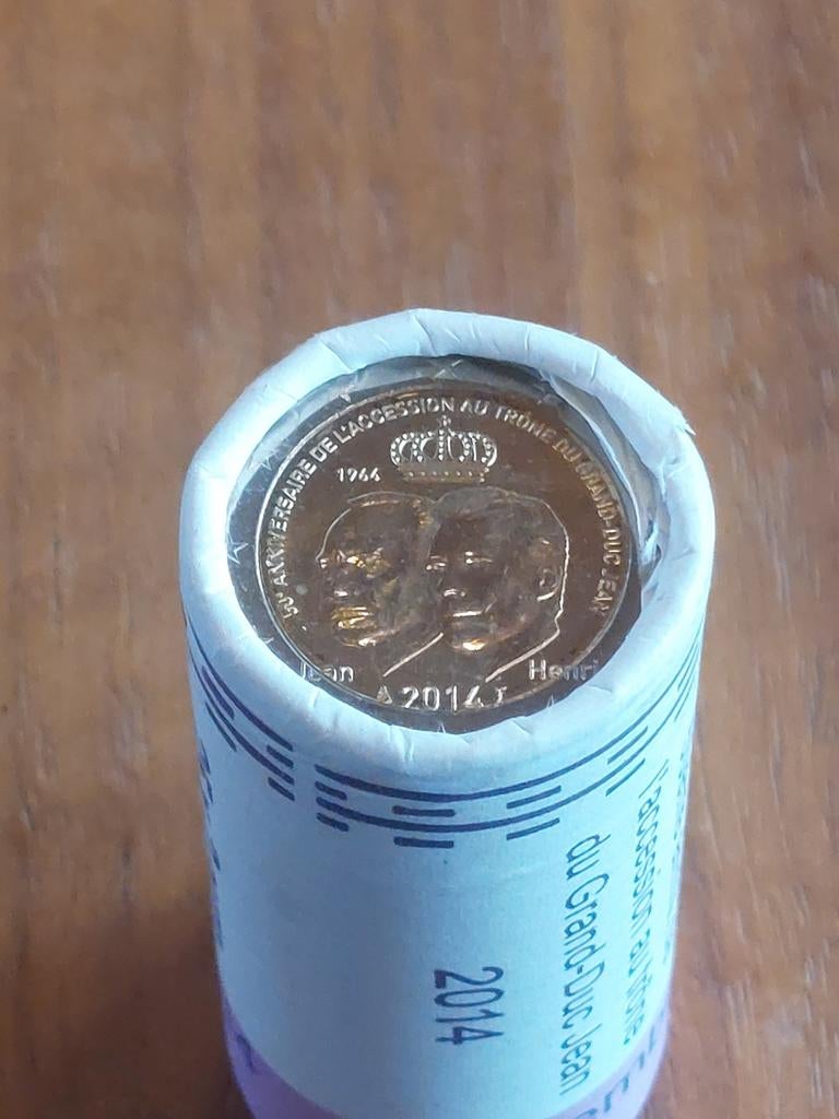 2 Euromunt rollen, Ophalen of Verzenden, Luxemburg